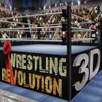 摔跤革命3d汉化版破解版无限金币(Wrestling Revolution 3D) 1.701