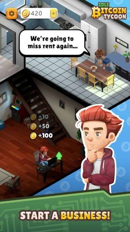 空闲比特币大亨截图