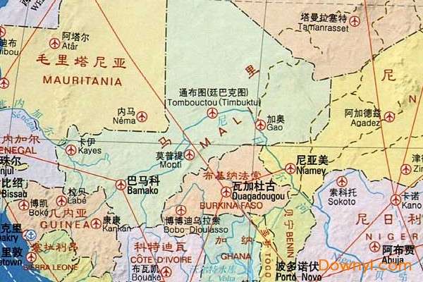 非洲航运地图截图