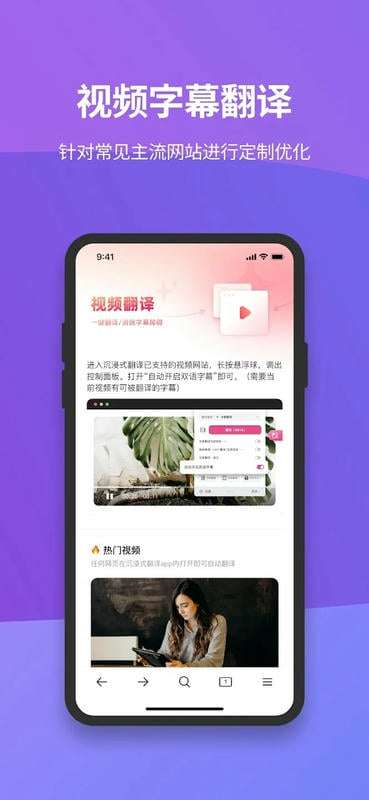 沉浸式翻译 网页版截图