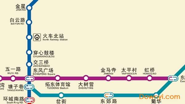 昆明地铁线路图截图