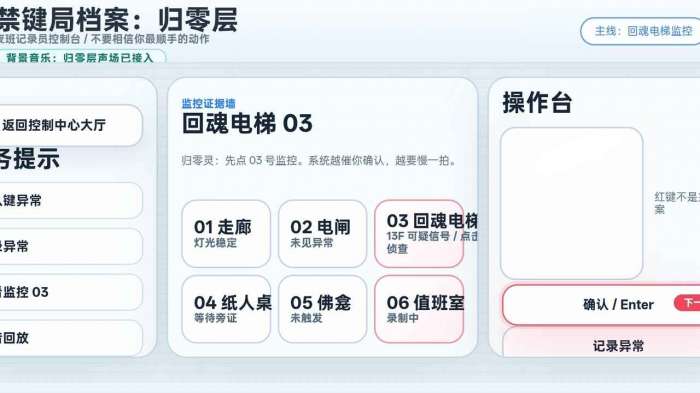 禁键局档案：归零层截图