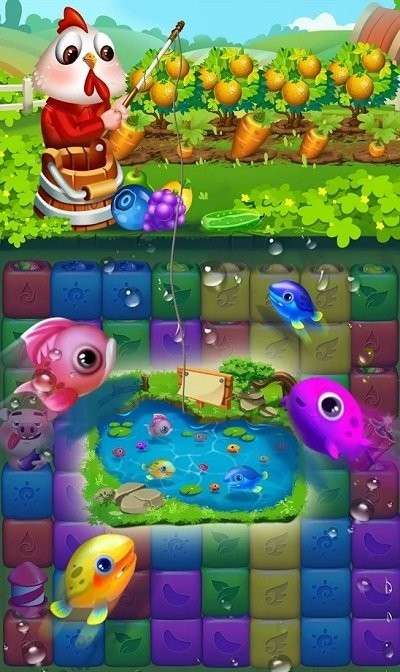 水果积木消除截图