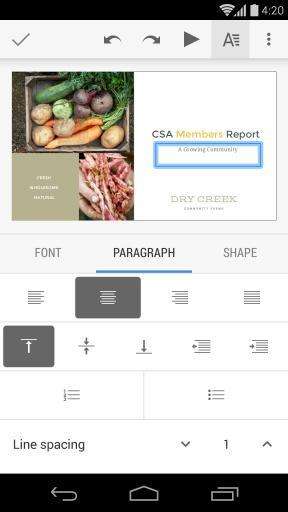 Google幻灯片 手机版截图