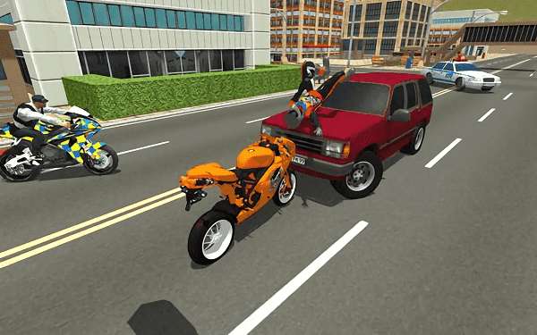 超级特技警察摩托车模拟器3D（Super Stunt Police Bike Simulato）截图