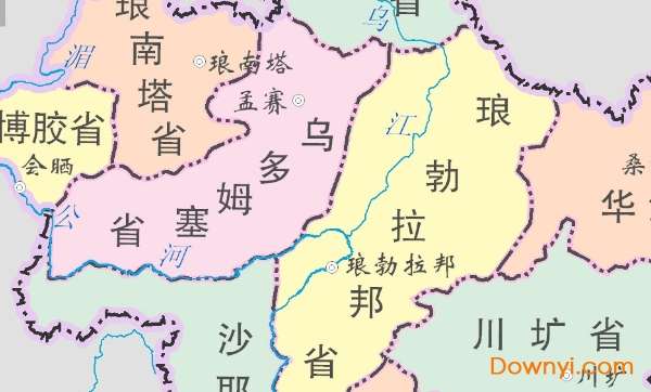 老挝地图高清版大图截图