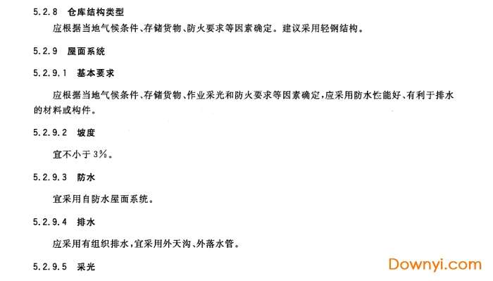 通用仓库及库区规划设计参数2012年版截图