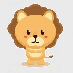 小皇狮动图表情包 