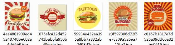 汉堡包卡通图片截图