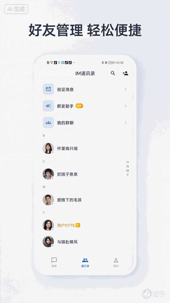 爪信截图