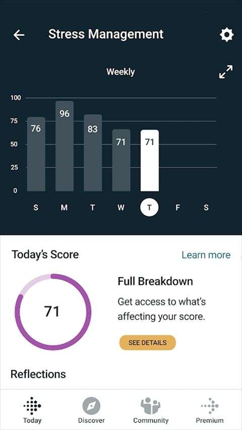 fitbit 手环app截图