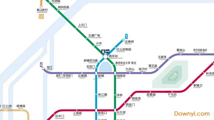 2019最新南京地铁运营线路图截图
