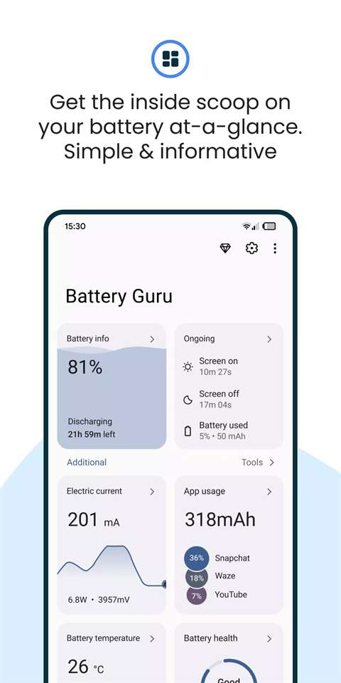 batteryguru 电池检测截图