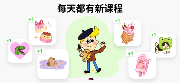 画图和数字填色截图