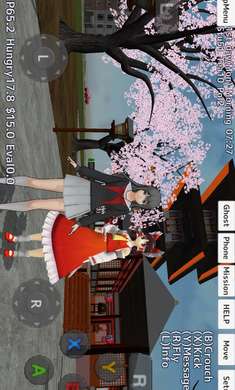 校园女生模拟器 英文版内置菜单截图