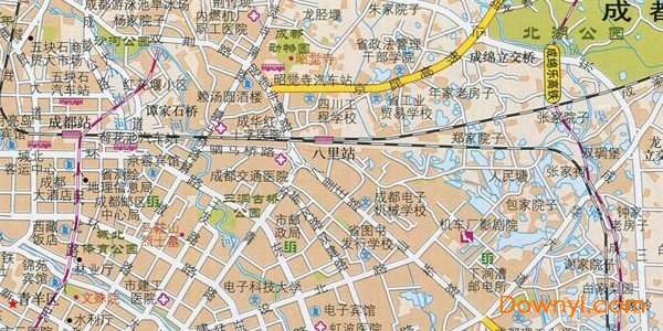 成都旅游地图截图