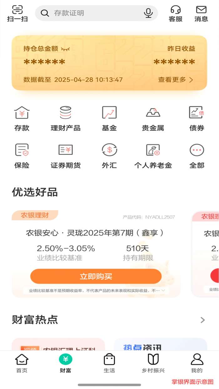 农行掌银 安卓版截图
