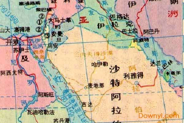 非洲地图全图高清版截图