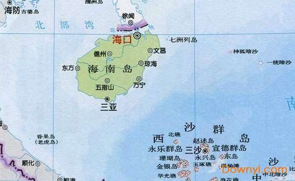 海南省地图全图大图截图