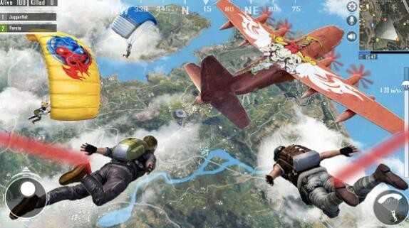 跳伞反恐吃鸡截图