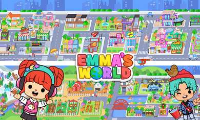 艾玛的世界 小镇游戏截图
