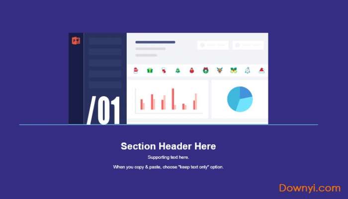 商务工作ppt模板截图
