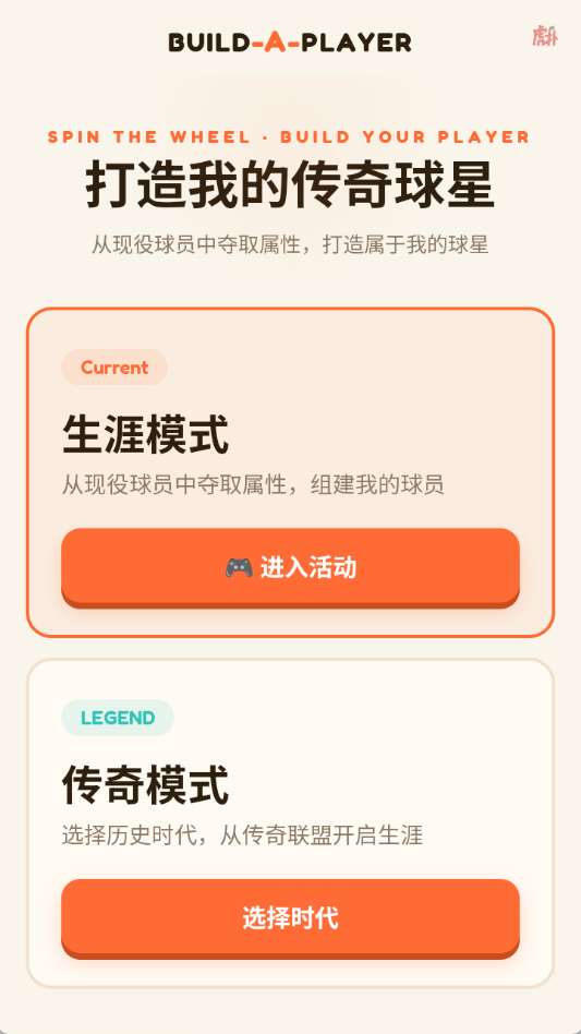 我创造的完美球员截图