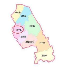 盐城阜宁县地图全图 