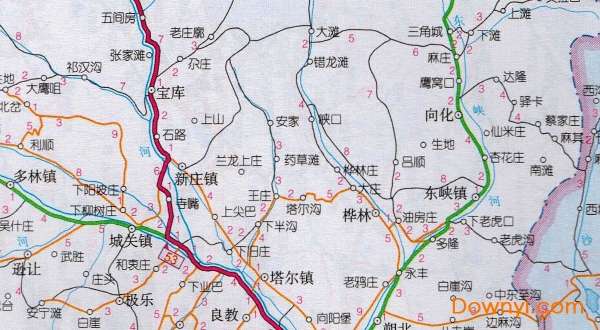 西宁地图高清版截图