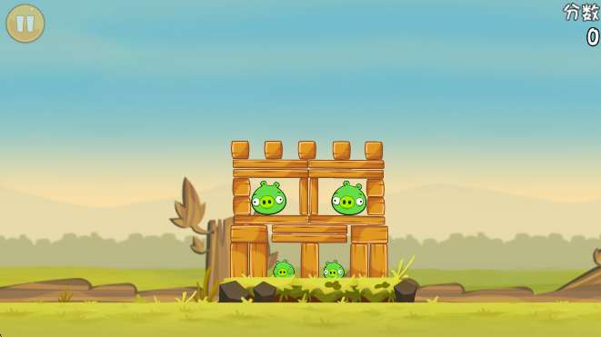 愤怒的小鸟经典版 手机原版截图