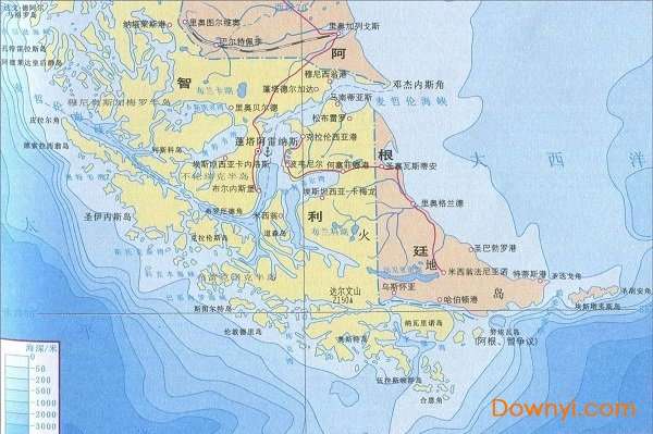 麦哲伦海峡地图截图