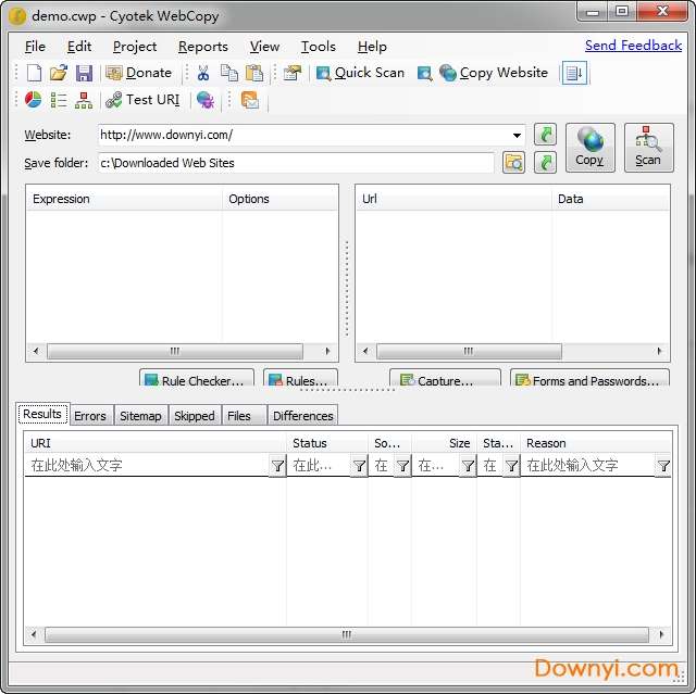 cyotek webcopy汉化版(仿站工具)截图