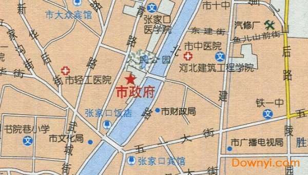 张家口地图全图大图截图