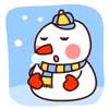 思诺君小雪人动态表情包 