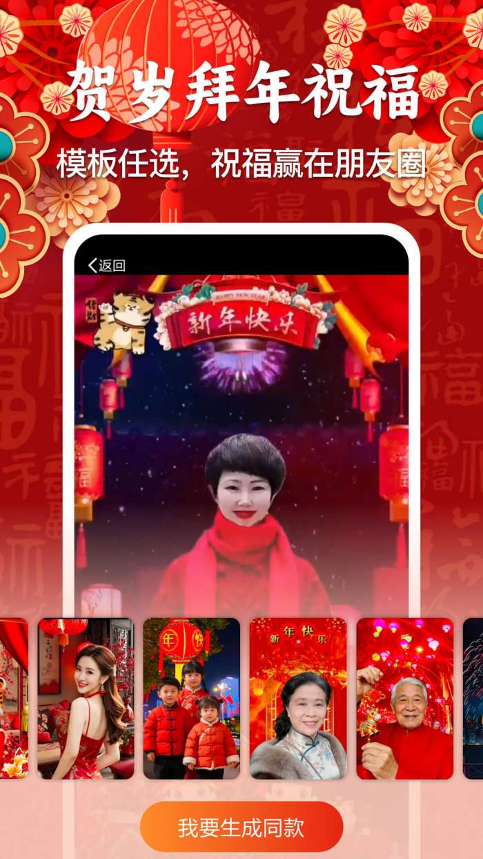 AI新春祝福截图