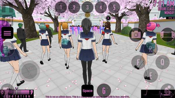 yandere simulator 官方正版截图