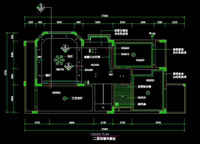 中式风格别墅全套cad图集截图