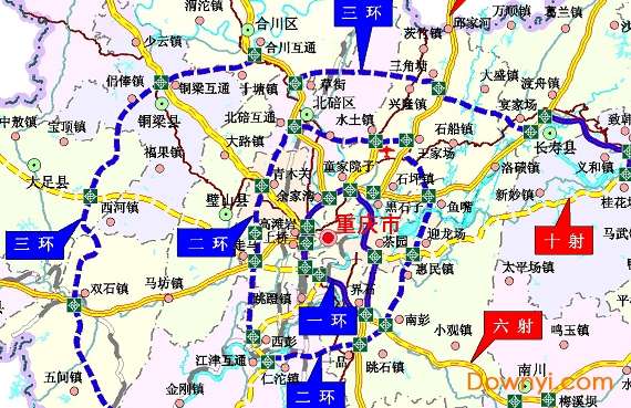 重庆高速公路最新规划图截图