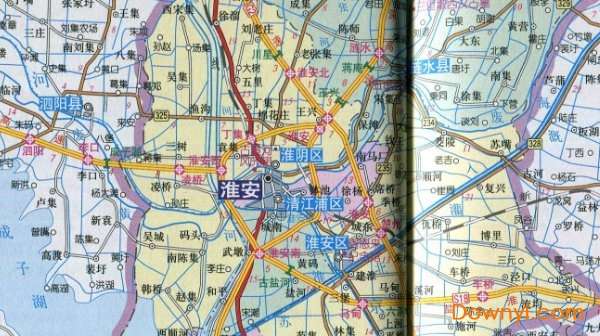 江苏淮安地图截图