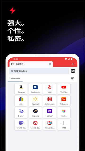 vivaldi浏览器 TV简易版截图