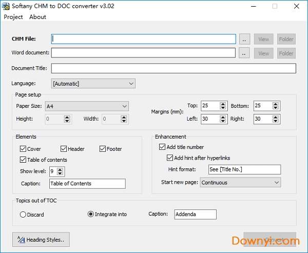 chm转word转换器(softany chm to doc converter)截图