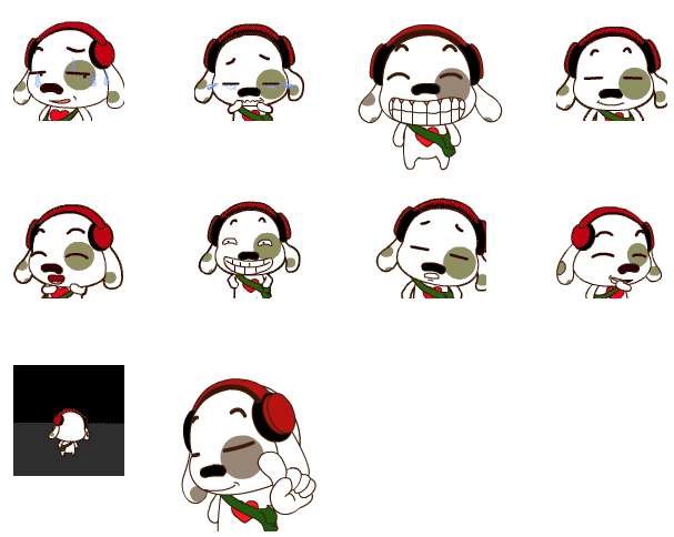 妙动狗QQ表情包截图