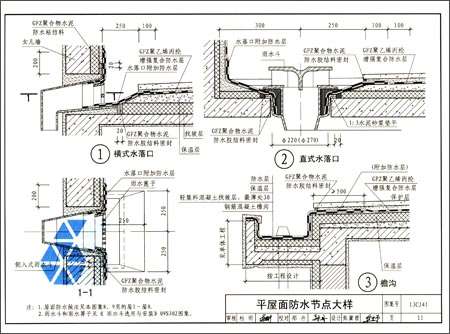 辽2002J204_刚性防水工程建筑构造(一)图集截图