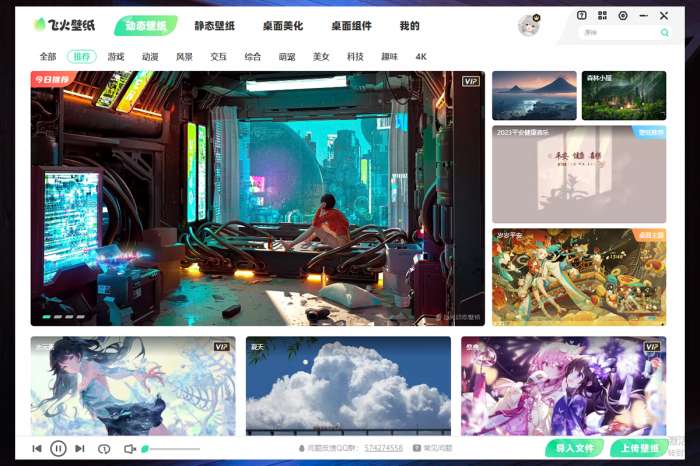 飞火动态壁纸电脑版截图