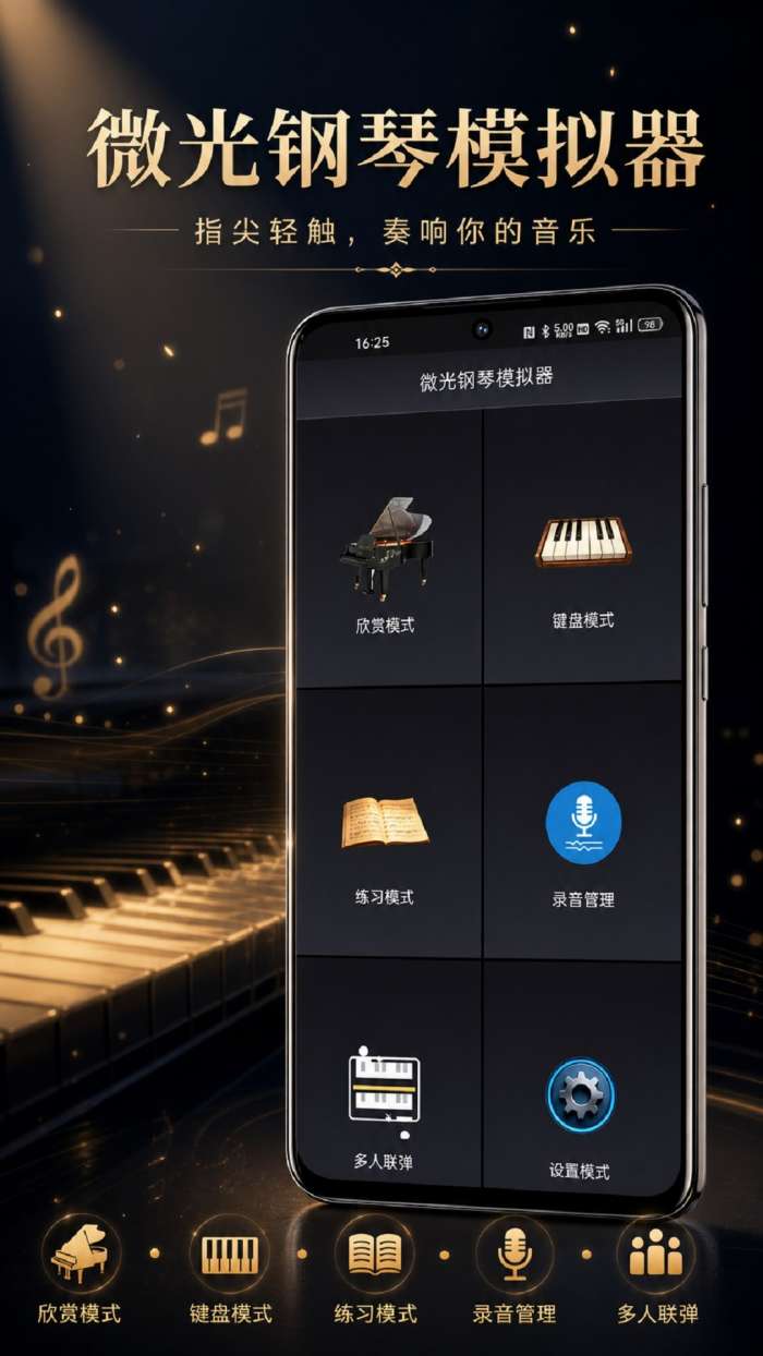 微光钢琴模拟器截图