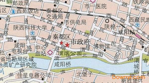 咸阳地图全图高清版截图