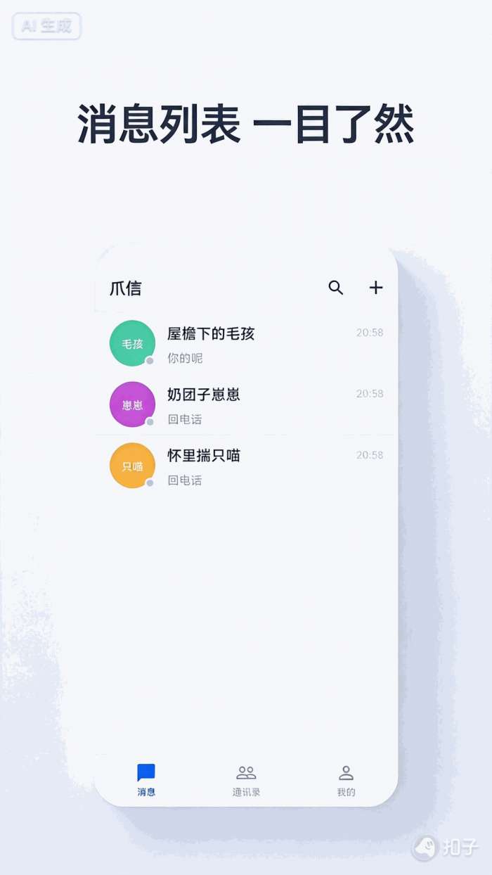 爪信截图