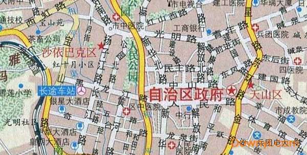 乌鲁木齐自驾游地图截图