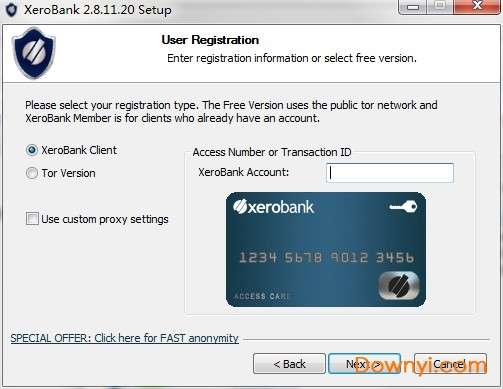 xerobank browser截图