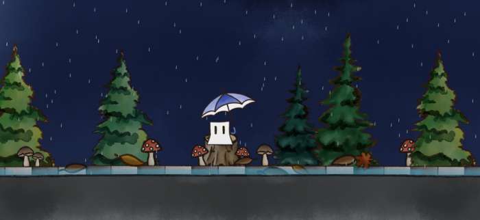雨天截图